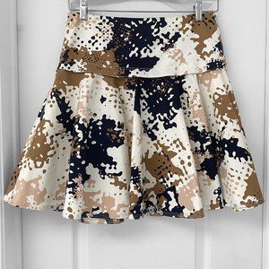 Rag & Bone - Printed Drop Waist Flared Hip A-Line Skirt